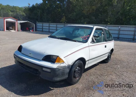 1993 Geo Metro z USA, uszkodzony, nr VIN 2C1MR2461P6753777
